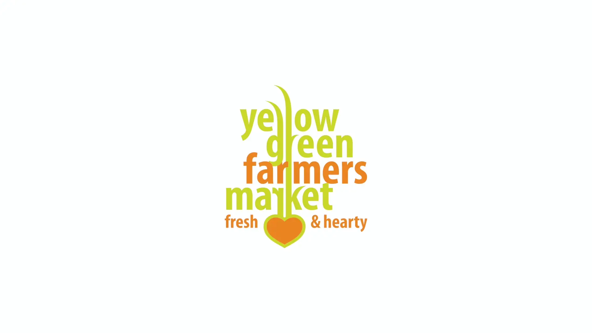 yellow green farmers market intro video